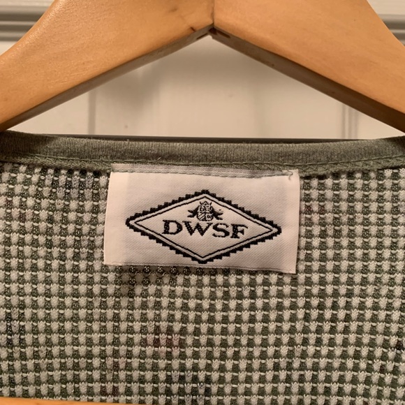 Vintage DWSF Floral Green Cardigan, S/M - Picture 3 of 4